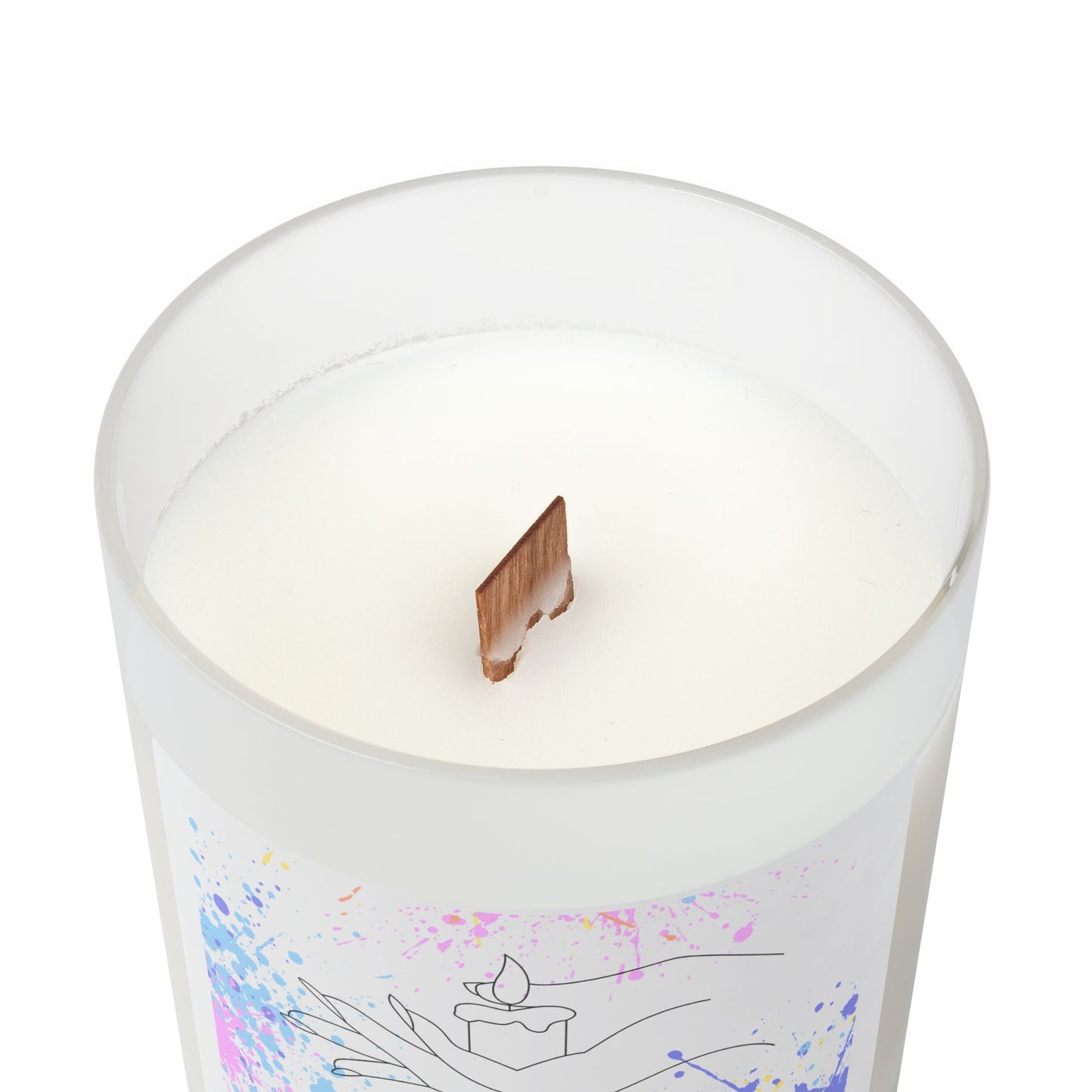 11 oz Frosted Glass Candle