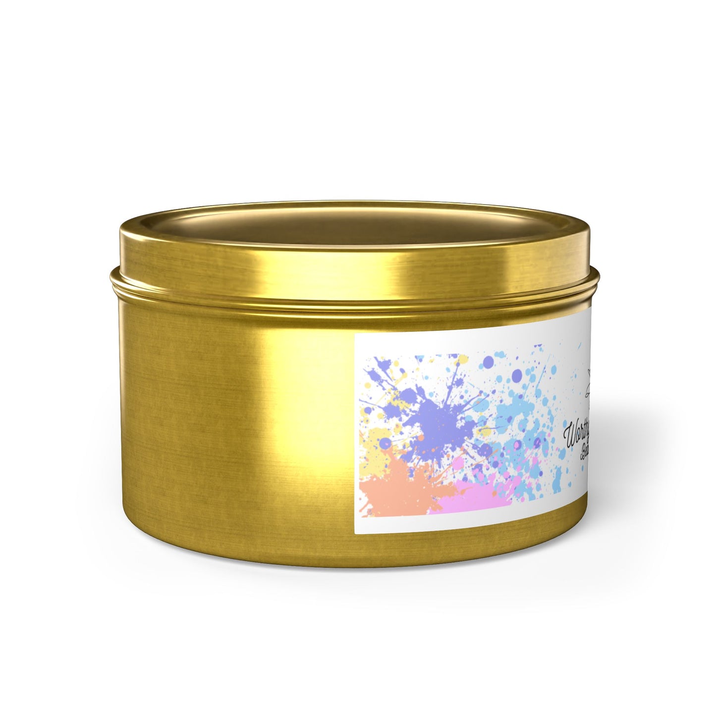 Eco-Friendly Tin Candles - Beauty Within Candlelight - Perfect for Relaxation & Home Decor